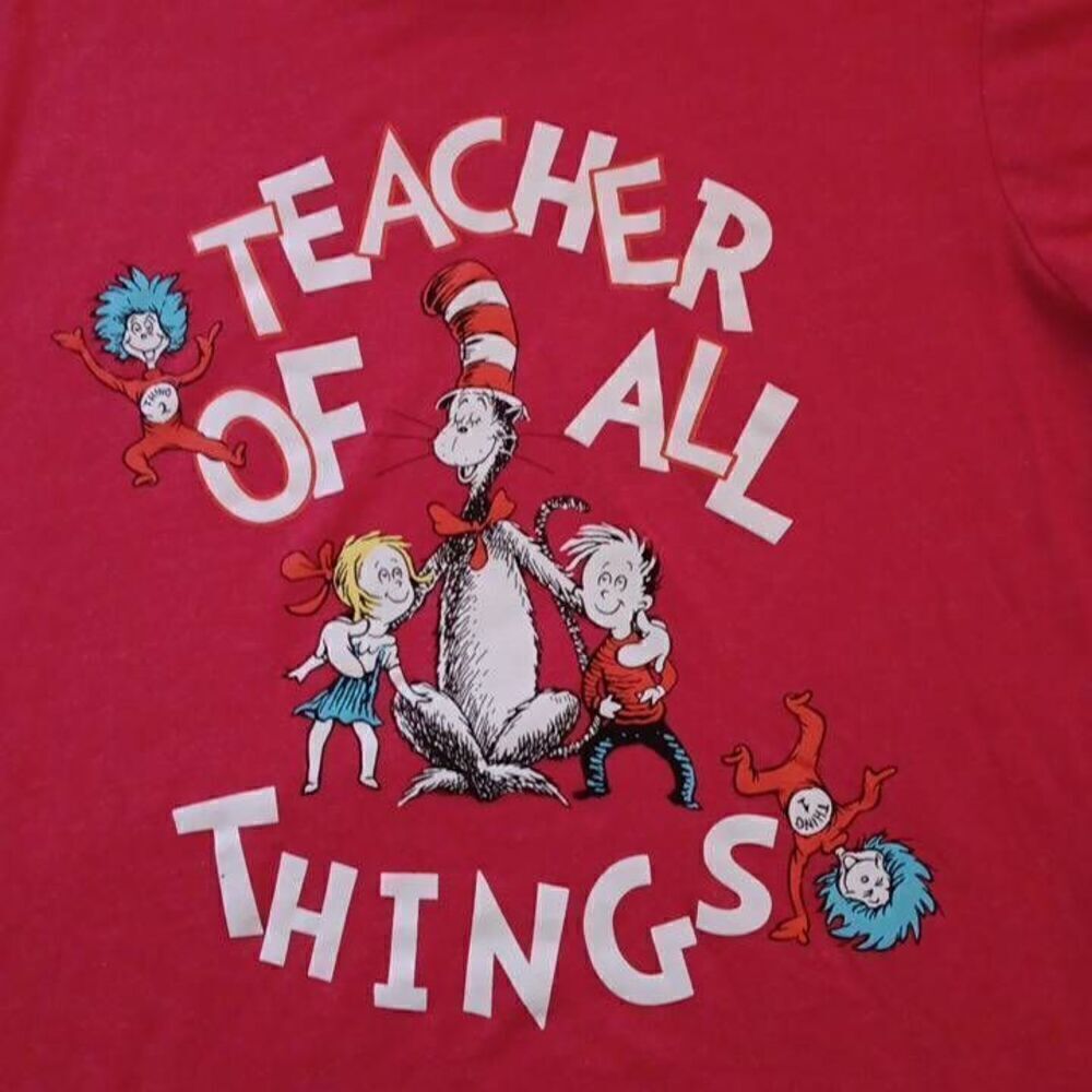 Dr. Seuss Women's Tshirt Size Large but fits more like a Medium (pictures with